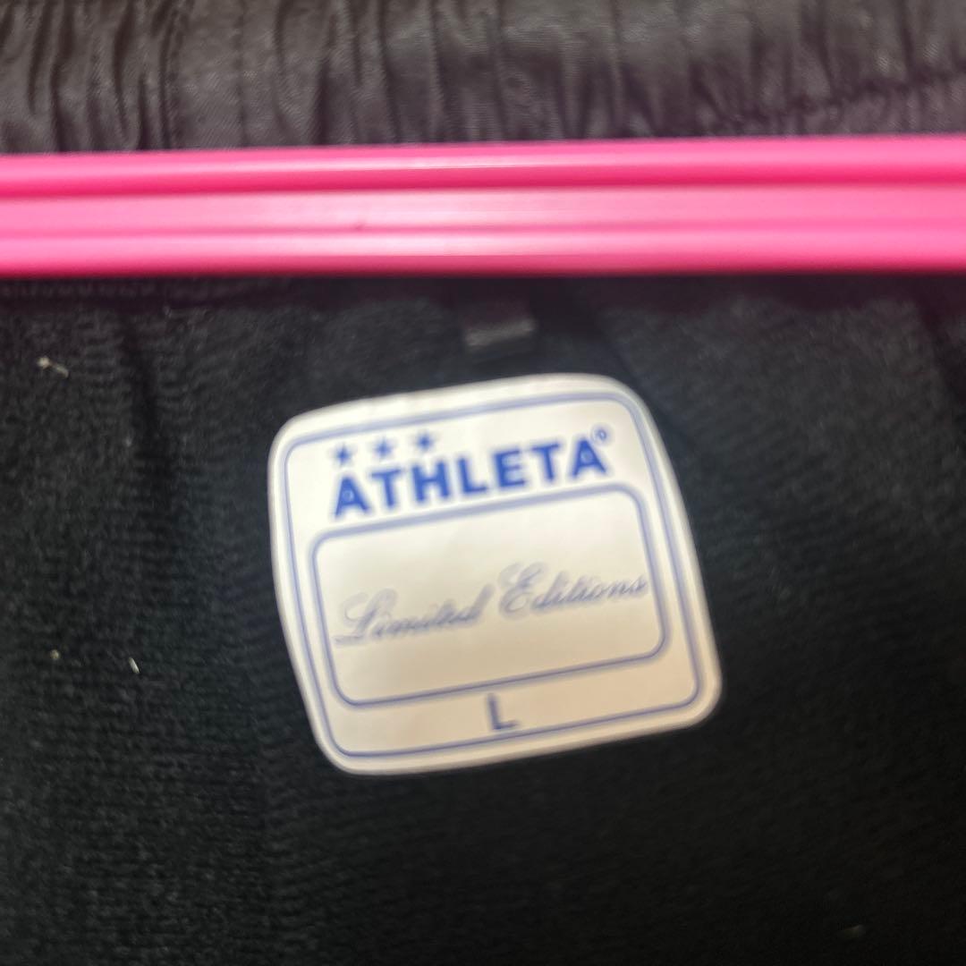 週末値下げ　ATHLETA ピステ Lサイズ オレンジ　裏起毛　 上下セット