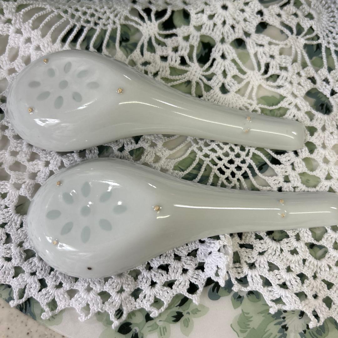★ 新品　中国陶器　景徳鎮　蛍　透かし模様　大皿2枚　取り分け小鉢５個　蓮華2本