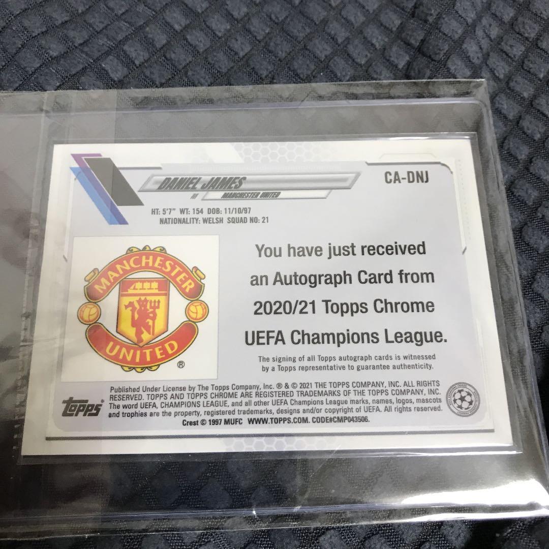 ダニエル・ジェームズ 直筆サインカード 2021 Topps