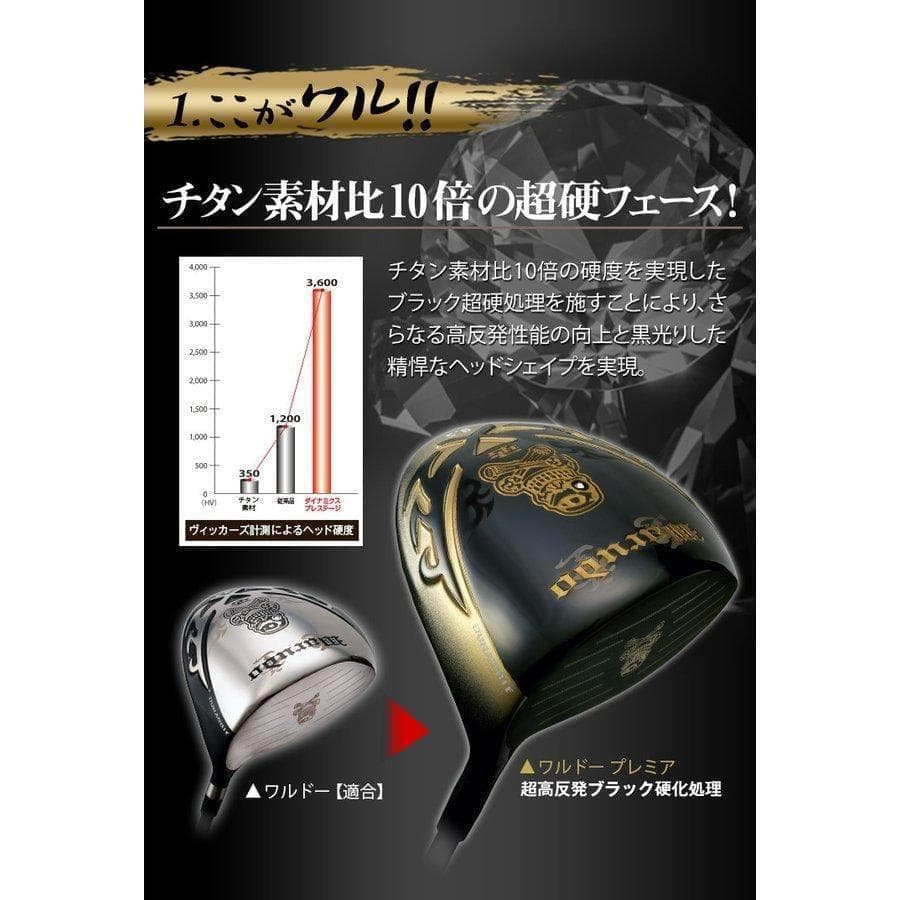 【新品】超高反発ドライバー「 悪童 」標準シャフト仕様