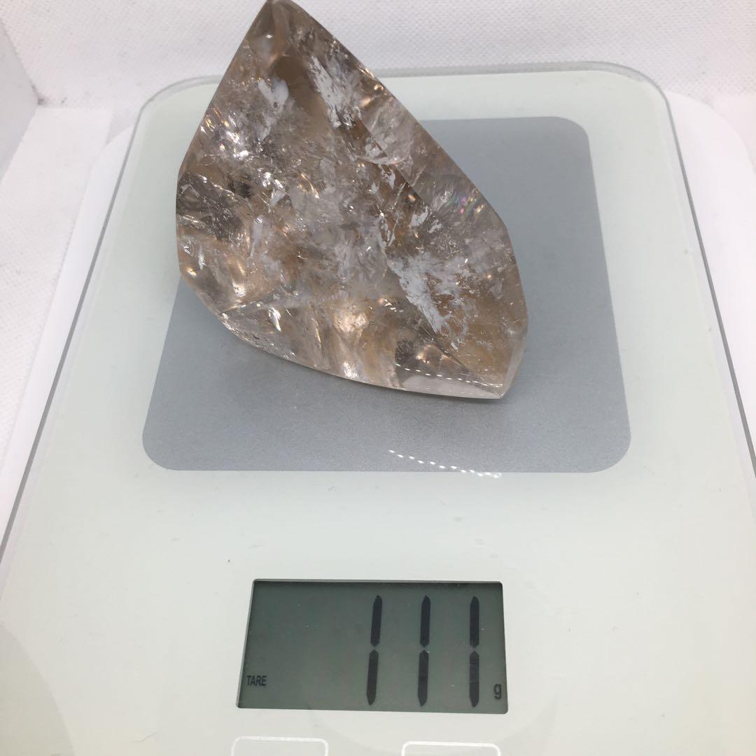 レインボークォーツ(アイリスクォーツ)✨️原石✨️虹キラキラの逸品✨