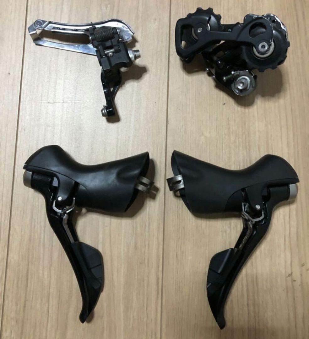 シマノ 105 5800 sti レバー クランク スプロケット ディレイラー
