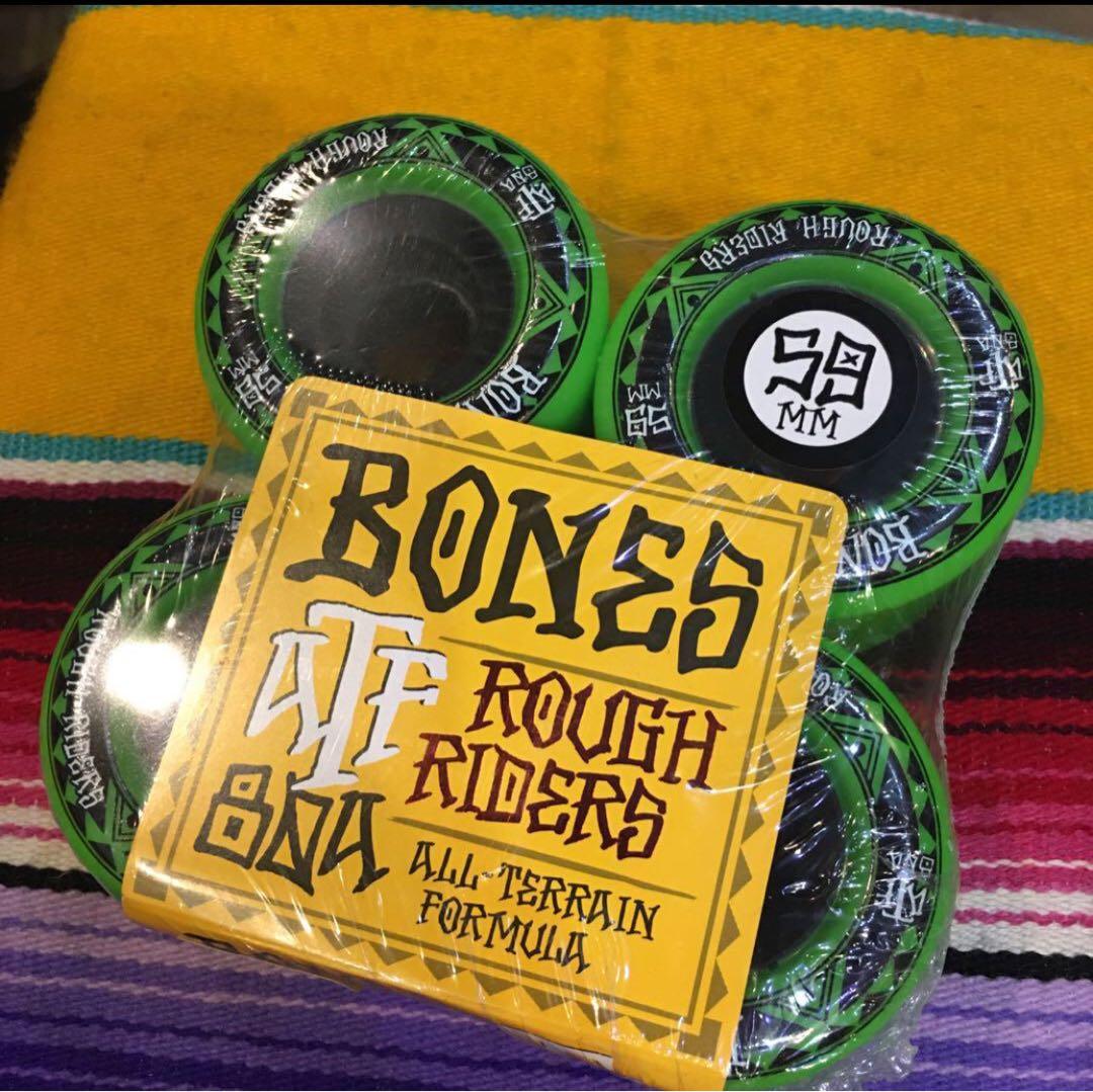 BONES ボーンズ　スケートウィール ラフライダー59mm グリーン