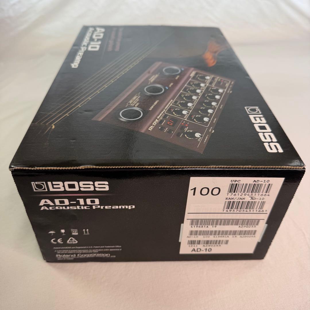 【極美品】BOSS AD-10 Acoustic Preampアコギ用プリアンプ