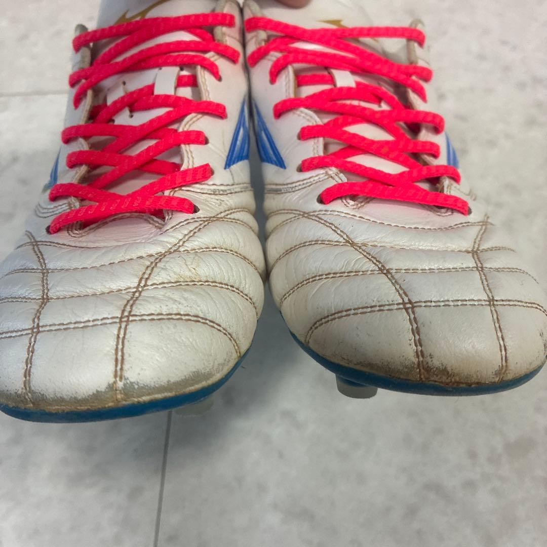Mizuno サッカースパイク モナルシーダNEO3ELITE ホワイト/ブルー