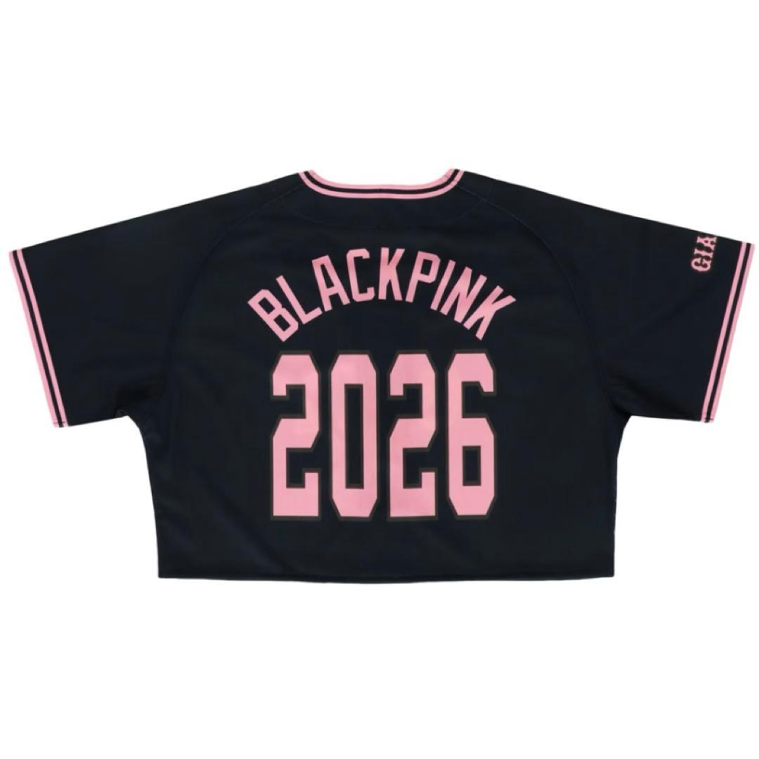 BLACKPINK ユニフォーム クロップド ブラック 2026 Lサイズ