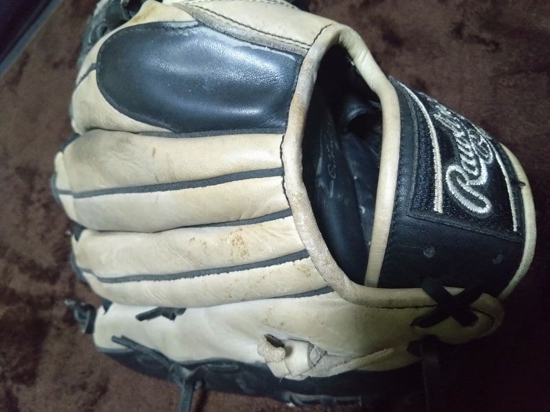 Rawlings 軟式グローブ A ホワイト/ブラック