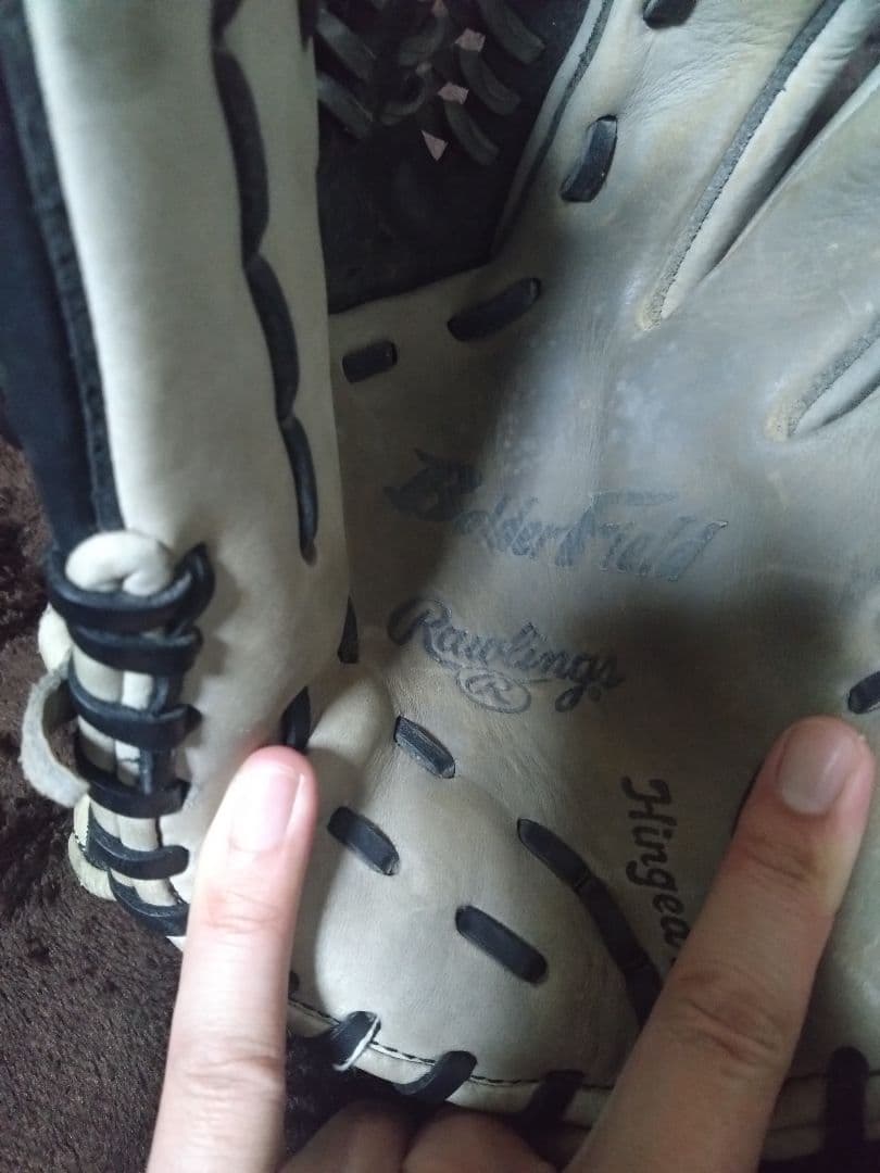Rawlings 軟式グローブ A ホワイト/ブラック