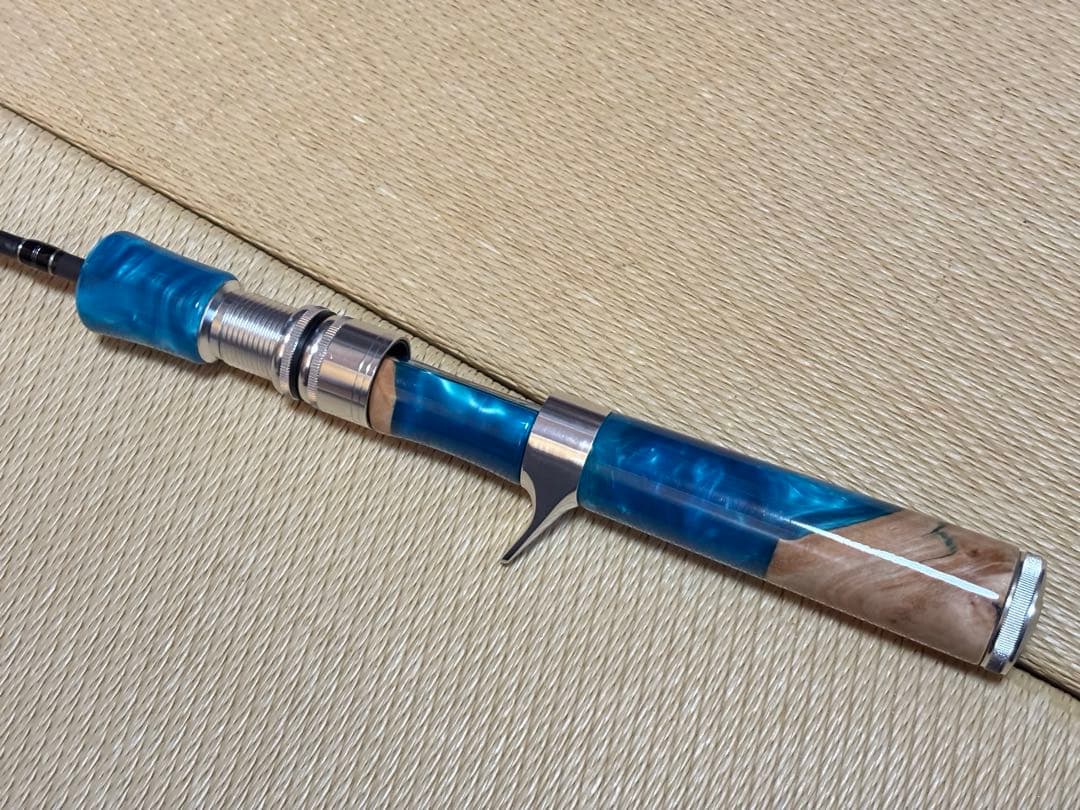 トラウトロッド 渓流 155-UL ウッドレジングリップ②