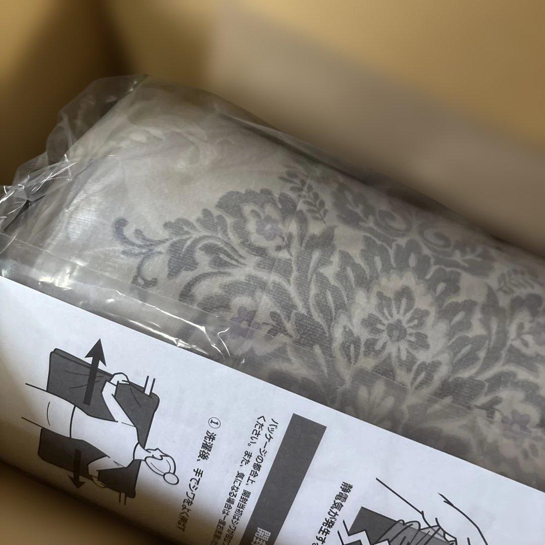 モリリン　1枚2役あったか6層毛布　シングル　グレー　新品