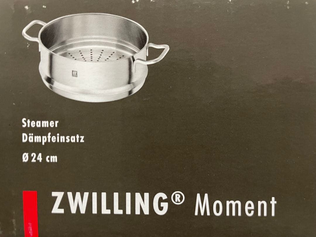 新品　未使用　ZWILLING Moment 両手鍋 ステンレス　スチーマー