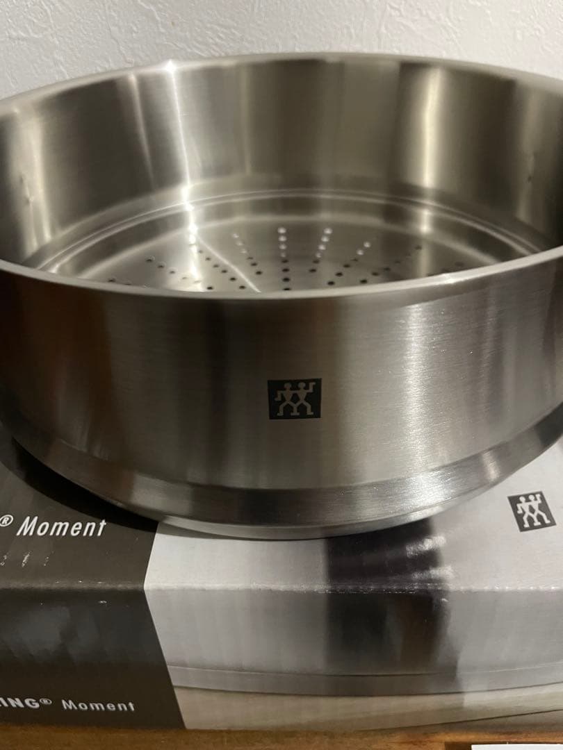 新品　未使用　ZWILLING Moment 両手鍋 ステンレス　スチーマー