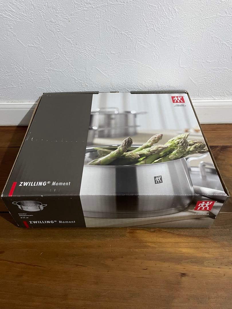 新品　未使用　ZWILLING Moment 両手鍋 ステンレス　スチーマー
