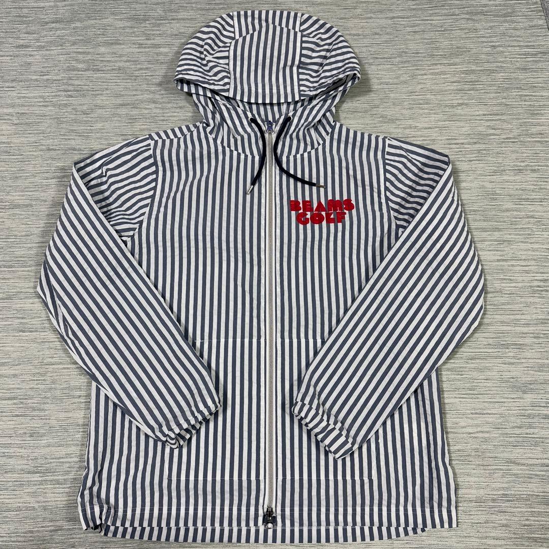 美品　BEAMS GOLF レディース　サッカー生地　ジップジャケット
