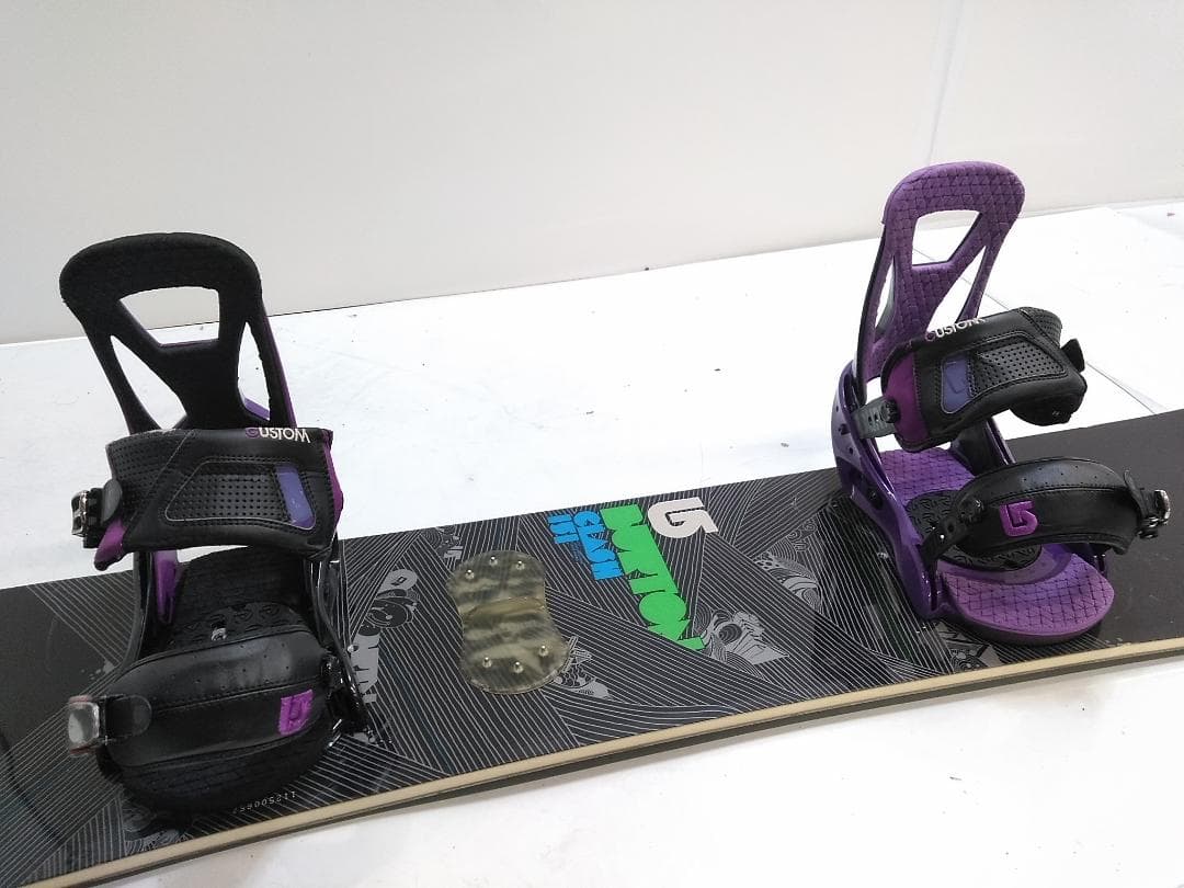 バートン CLASH 151cm + カスタム M メンズスノーボードセット ◇