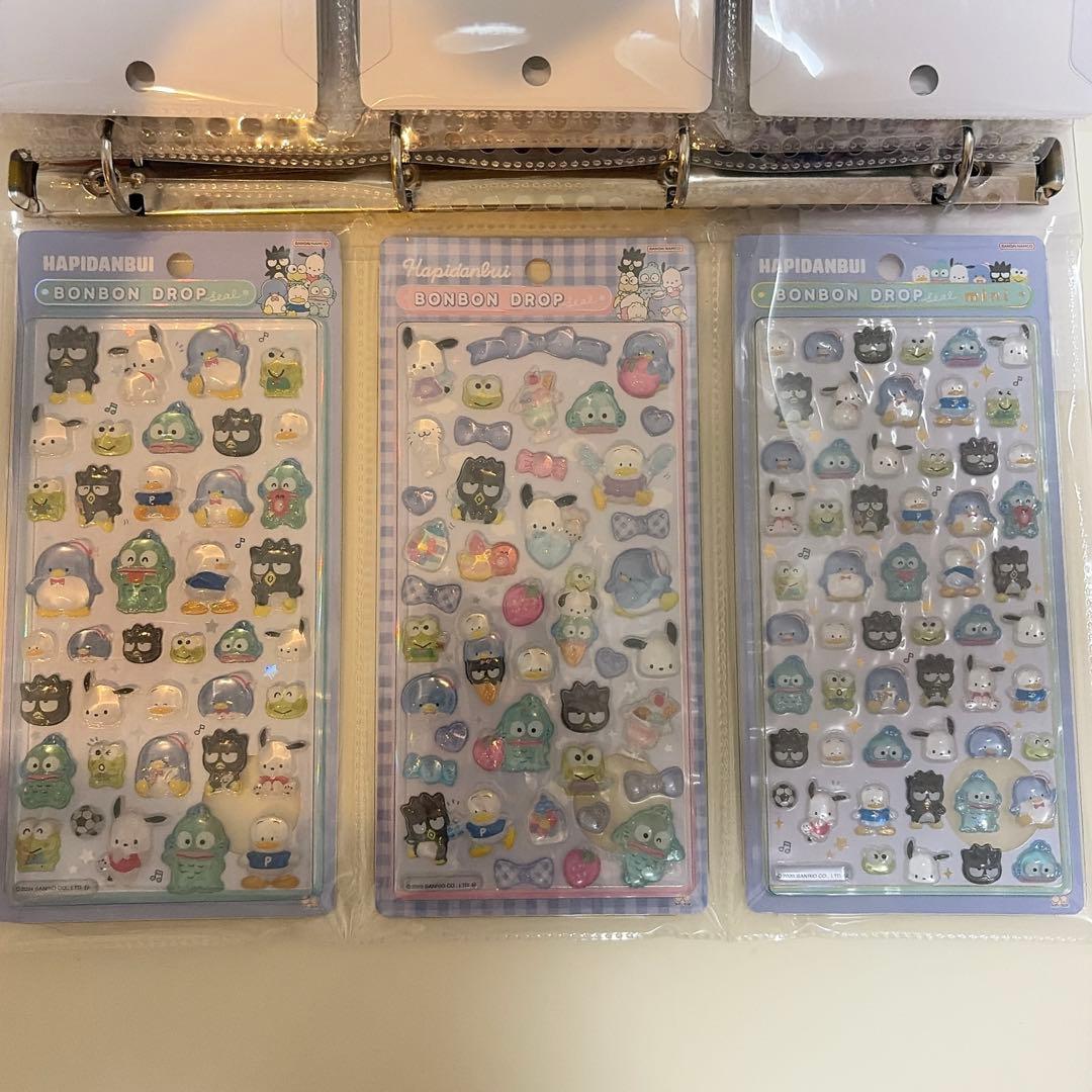 正規品 サンリオボンボンドロップシール 一弾 二弾mini コンプリートセット