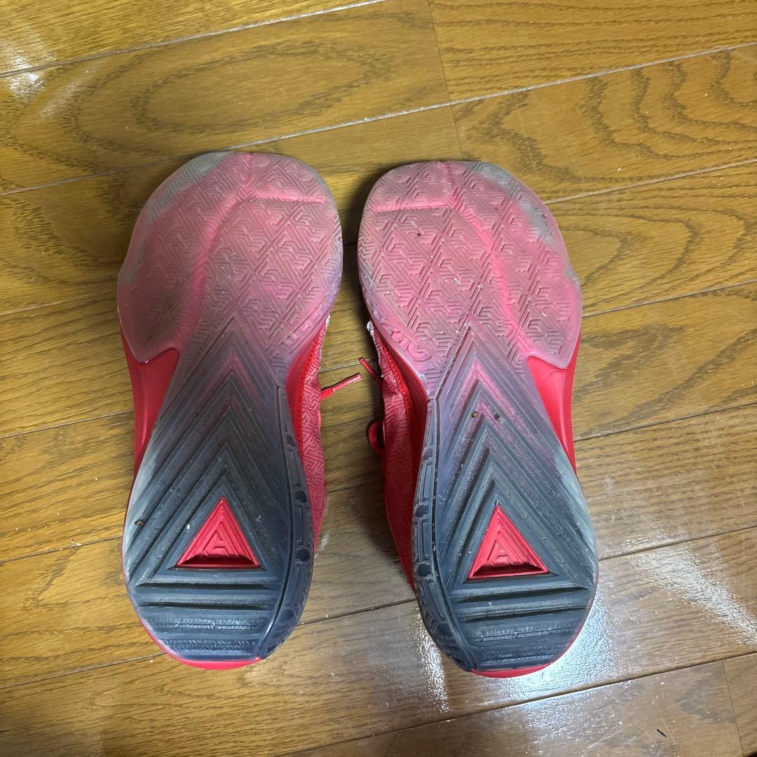 NIKE フリーク5 コートで一際輝くレッドとゴールドを合わせた シンプルな一足