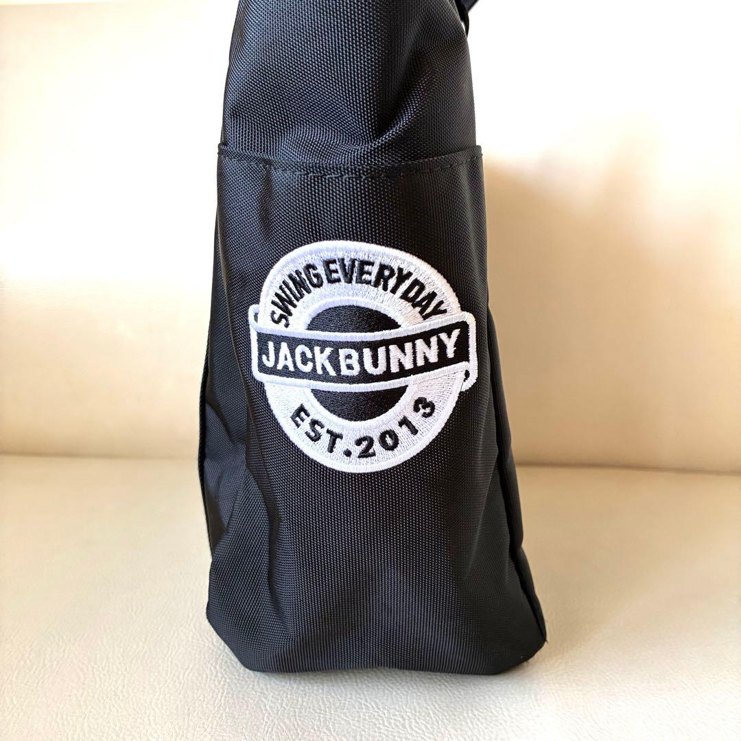 JACK BUNNY ジャックバニー定番ブラック トートバッグ。
