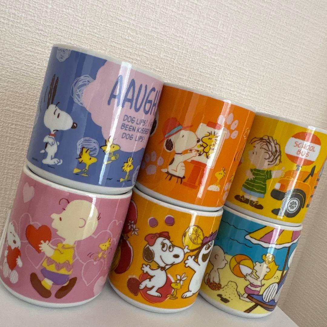 PEANUTS スヌーピー　デザートカップ　６個セット