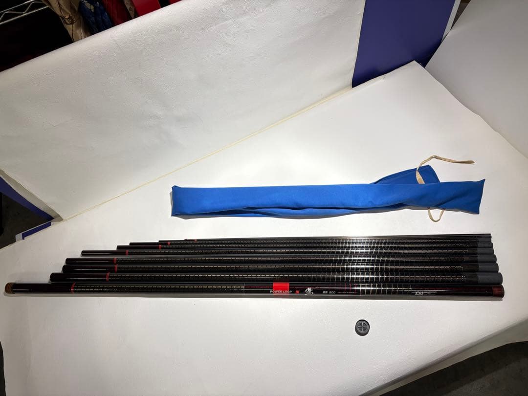B0203)中古 POWERLOOP 鮎竿 硬調 900 パワーループ 鮎釣り