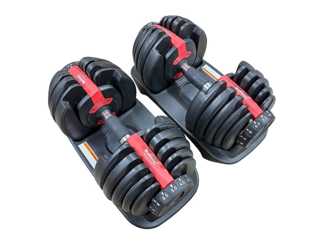 Motionsダイヤル式可変式ダンベル24Kg 2.5Kg〜24Kg ①