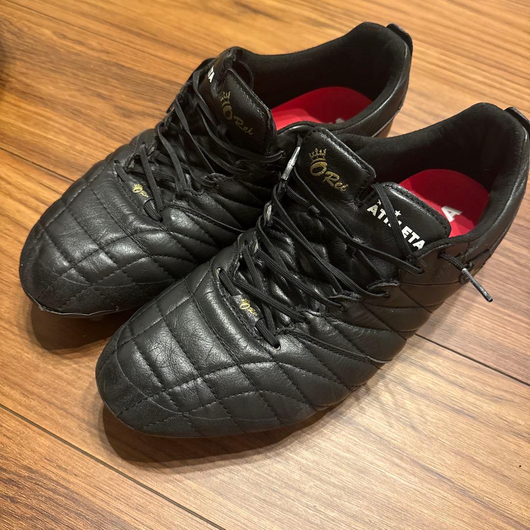 ATHLETA アスレタブラック スパイクシューズ カンガルーo-rei27cm