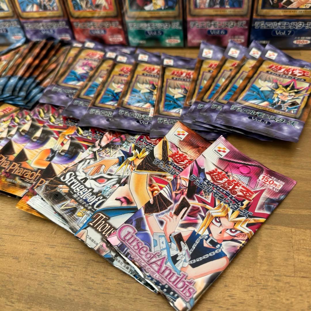 遊戯王　初期　空パック　訳ありまとめ売り