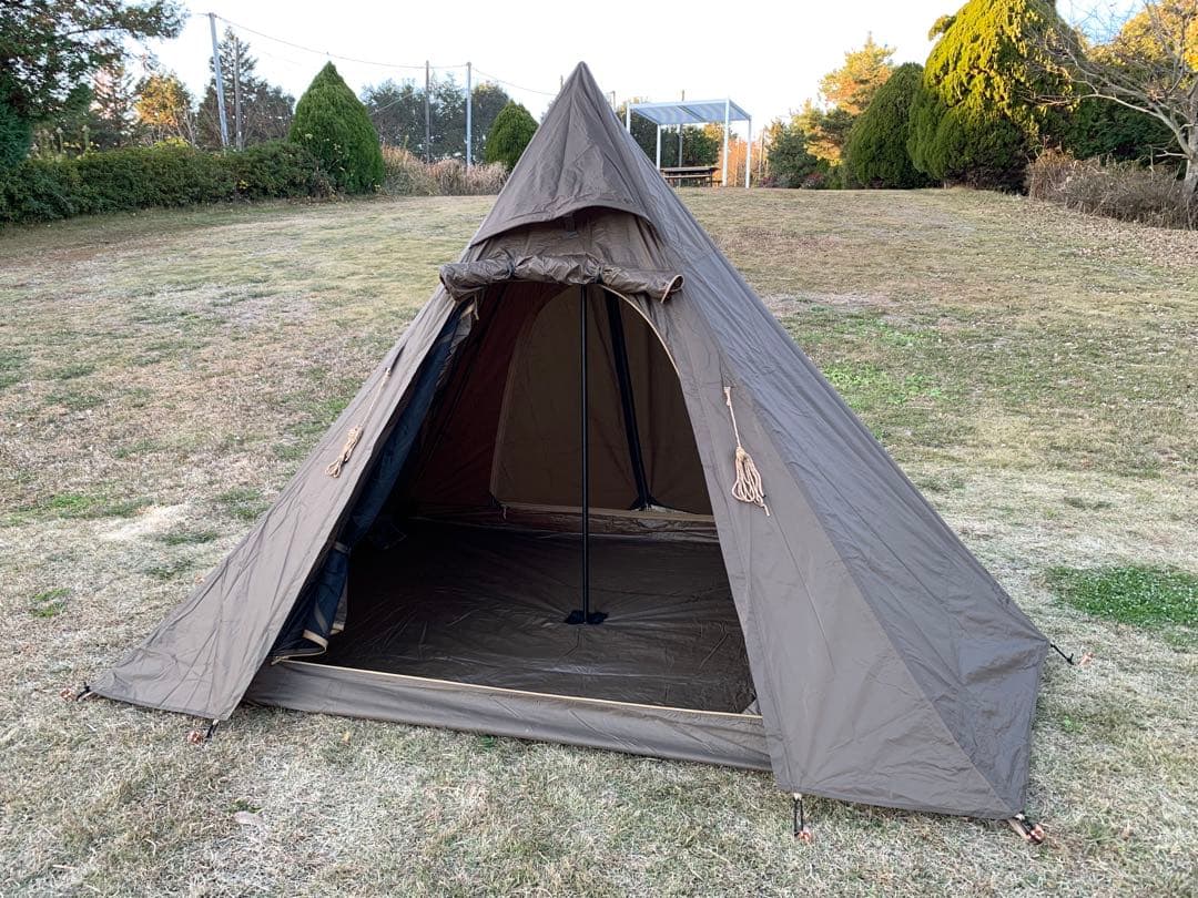 タラスブルバ ワンポールティピー 専用グラウンドシート付き