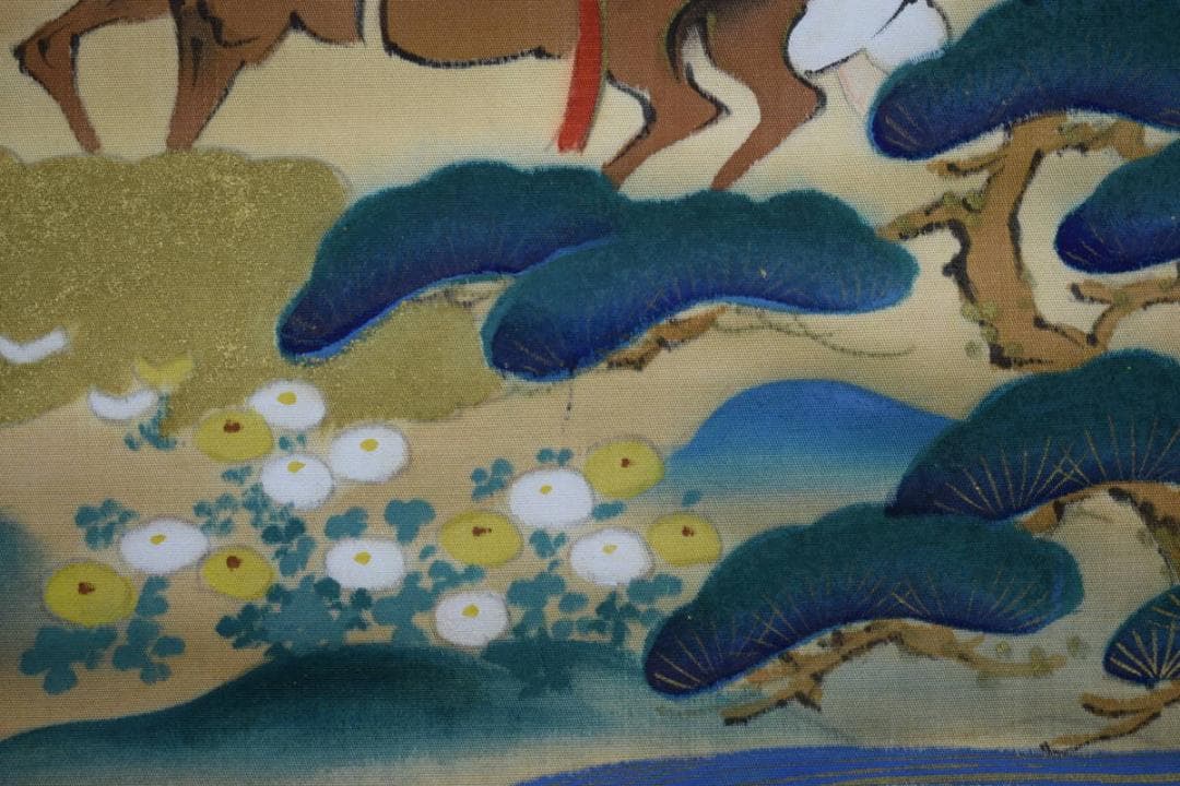 不詳/作者不明/西園雅集/布袋屋掛軸HI-264