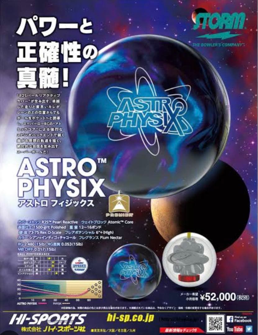 【美品】ストーム　アストロフィジックス　15ポンド レストア済