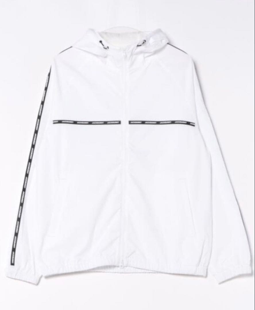 新品 ジャックバニー 2WAYストレッチ ライトタフタ ブルゾン(6)LL/白