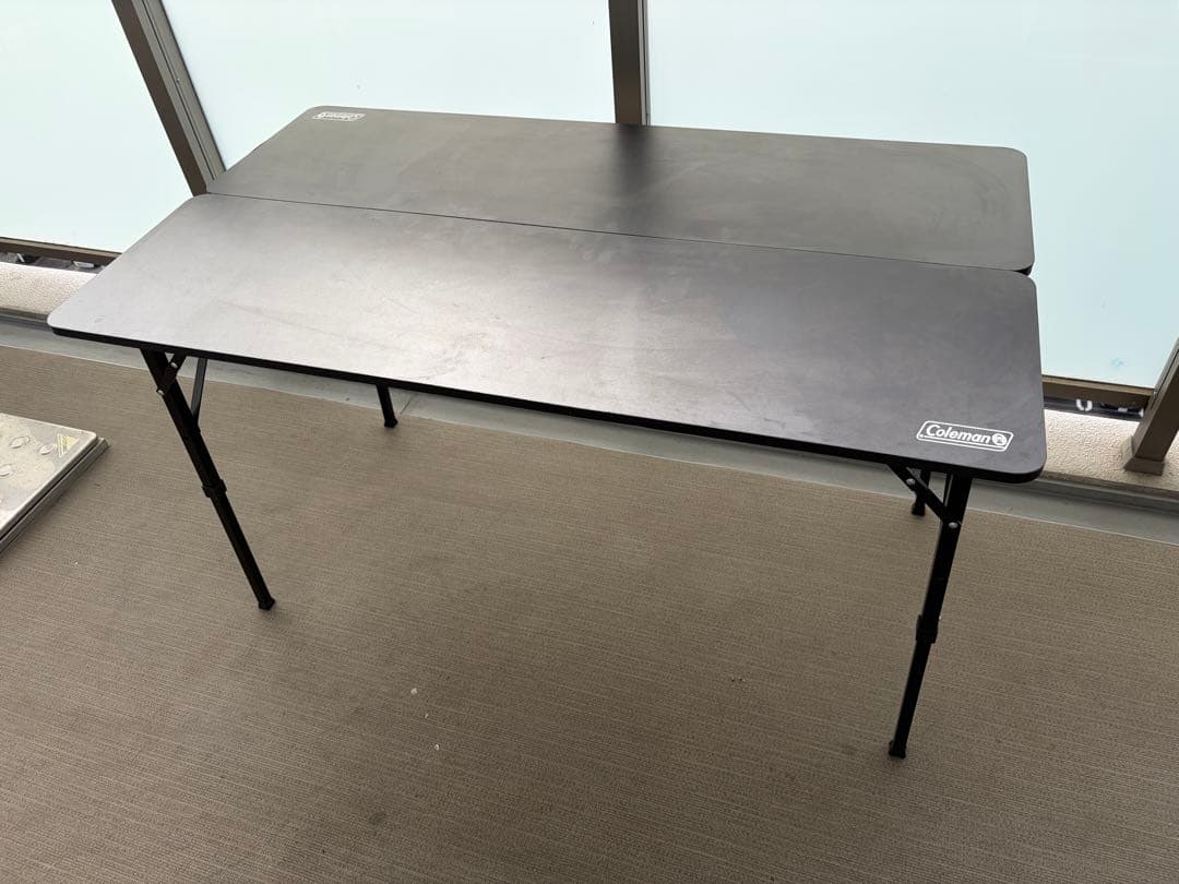 Coleman 折りたたみテーブル(120) ブラック　オンライン限定品