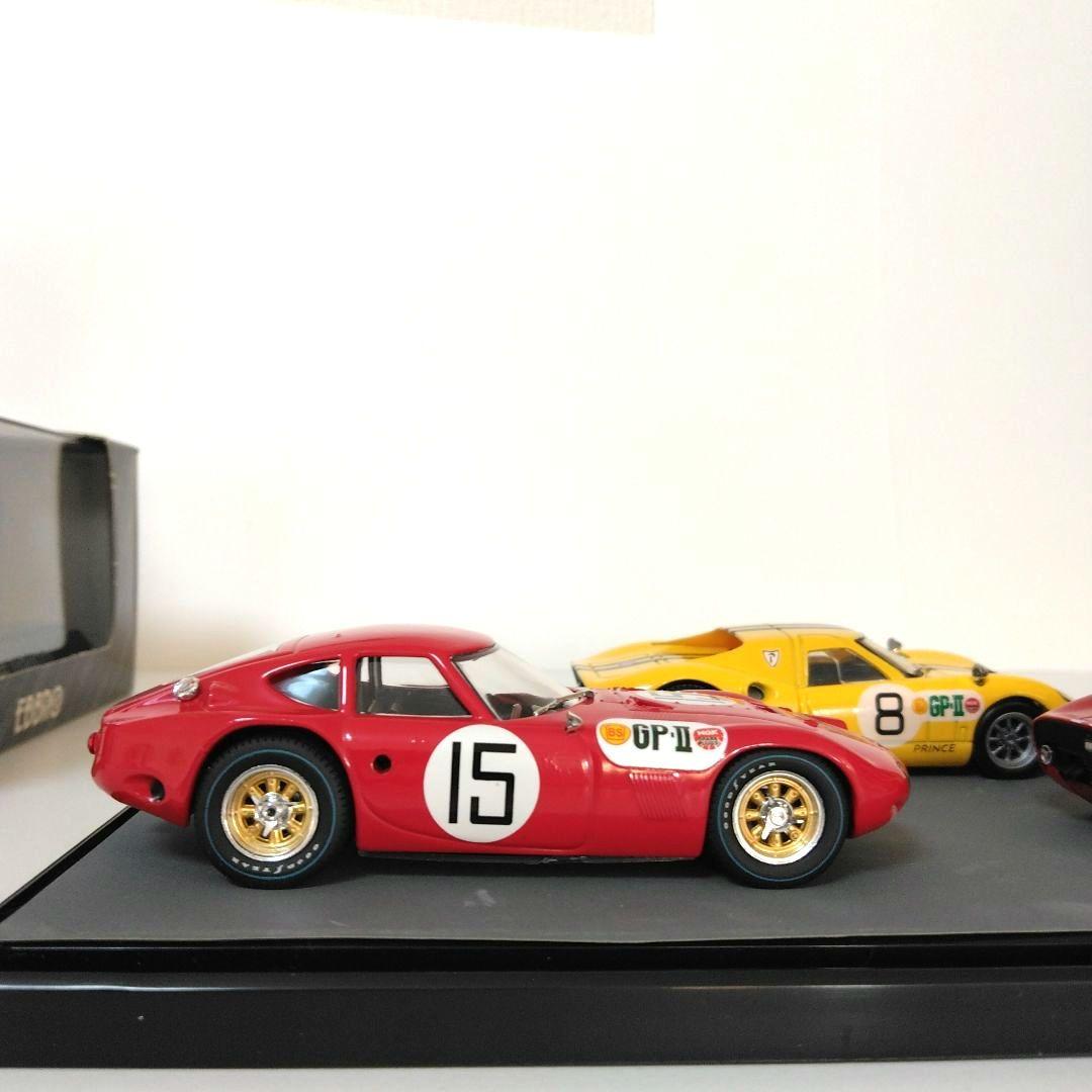 エブロトヨタ2000GT 日産R380ミニカー3台セット1/43　66,日本GP