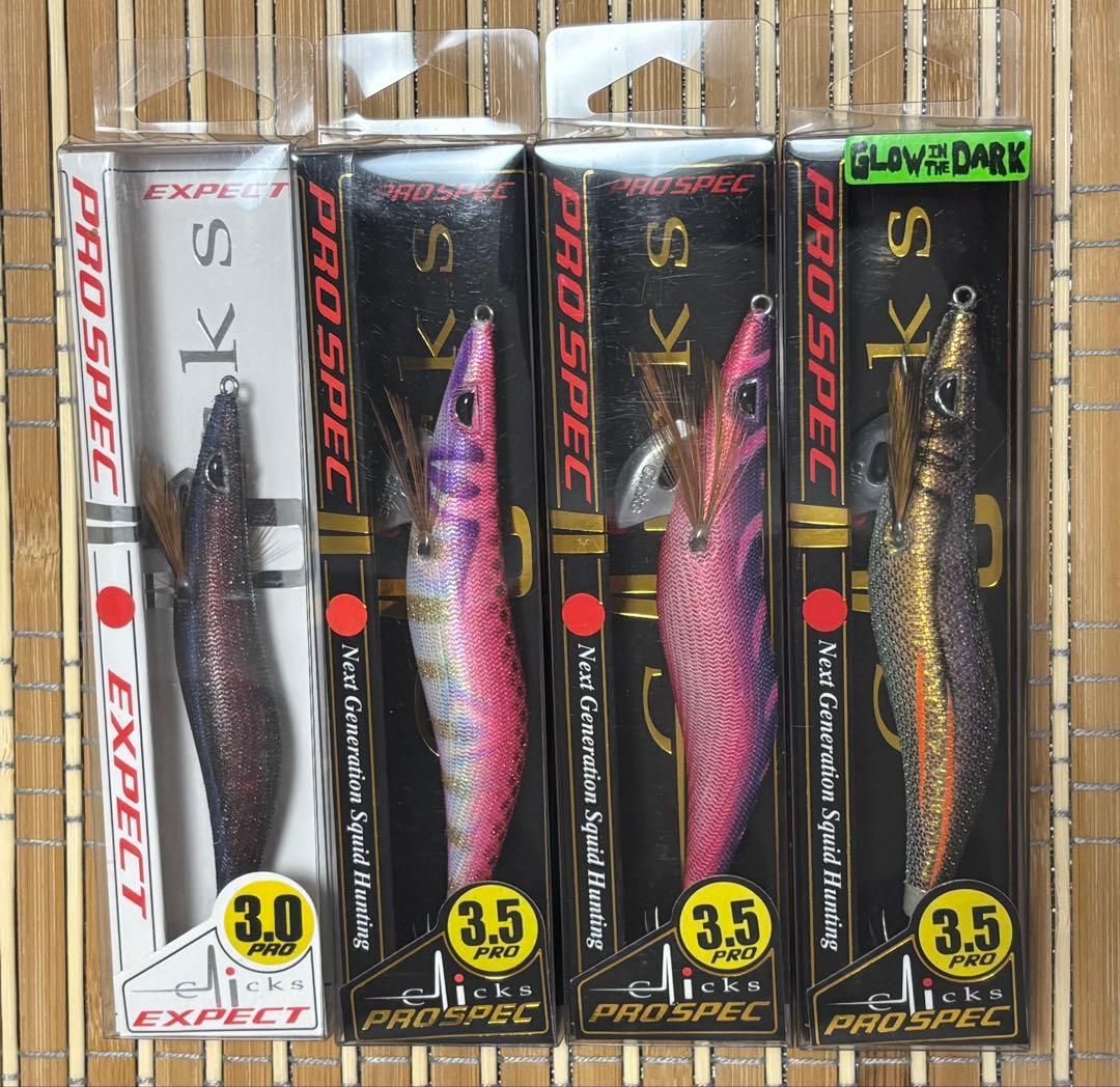 PRO SPEC エギ 3.0/3.5サイズ 多色8本セット