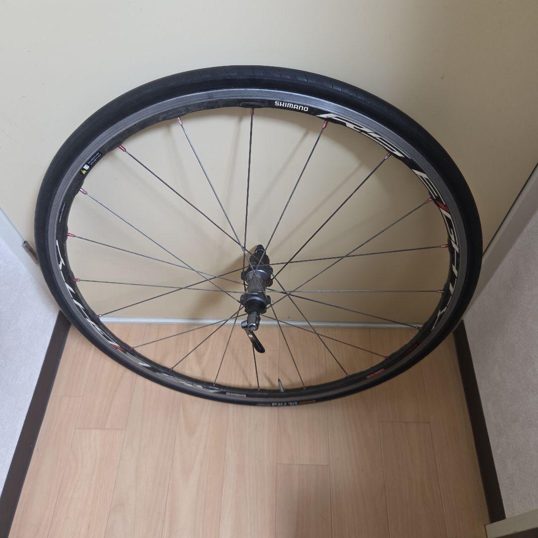 Shimano WH-RS80-C24-CLリアホイール スプロケット、タイヤ付