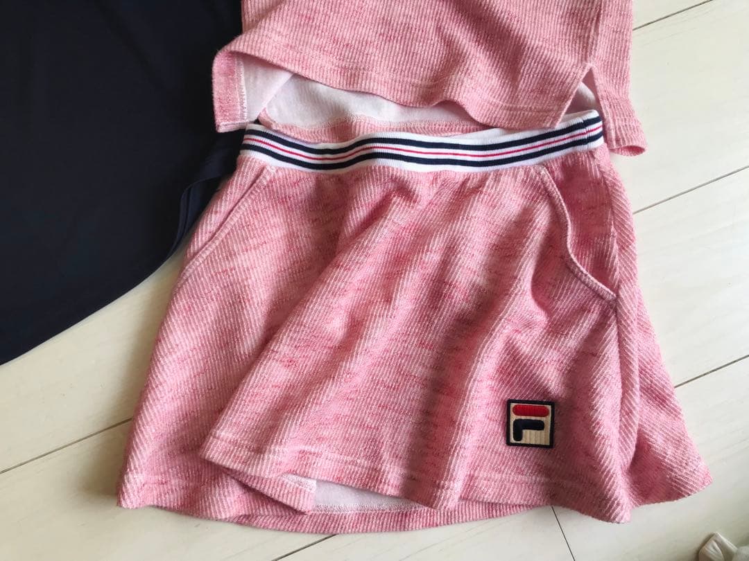 美品＊FILAフィラ＊可愛いテニスウェア上下セットアップ
