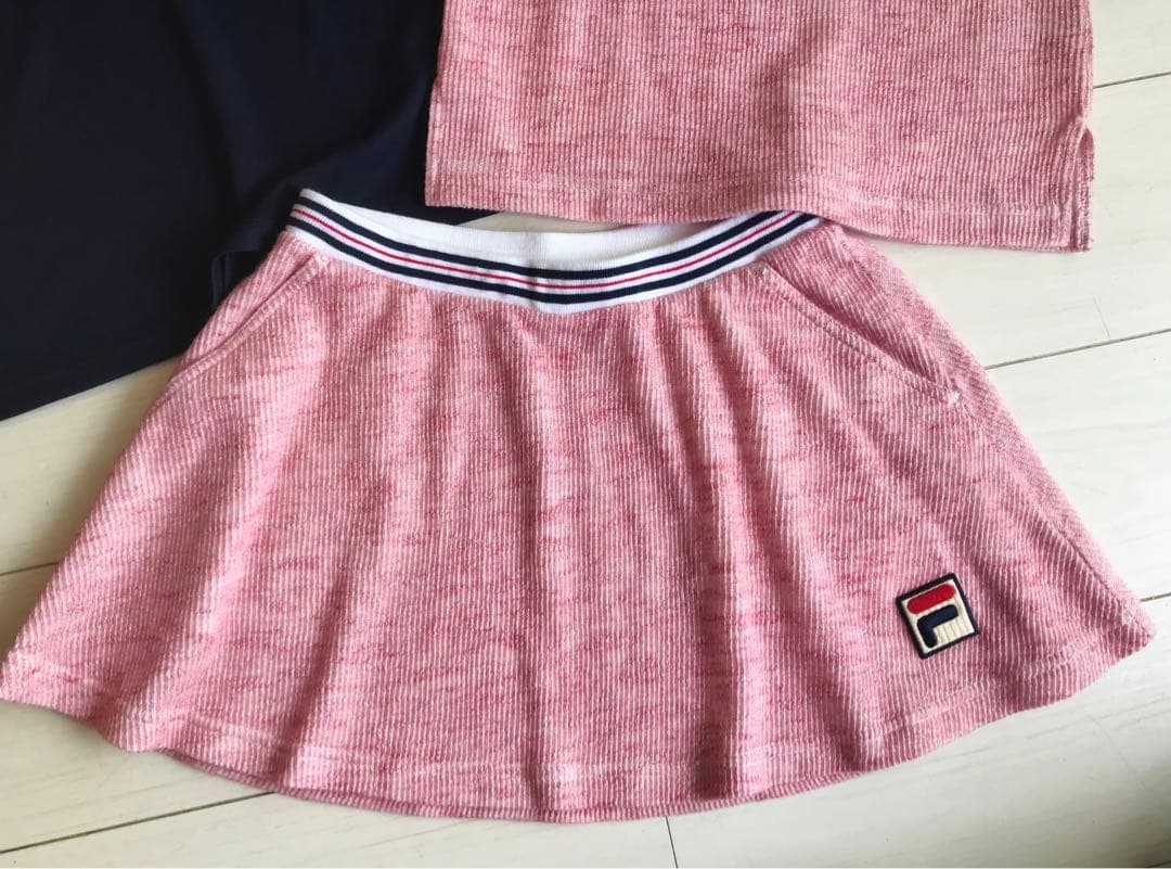 美品＊FILAフィラ＊可愛いテニスウェア上下セットアップ
