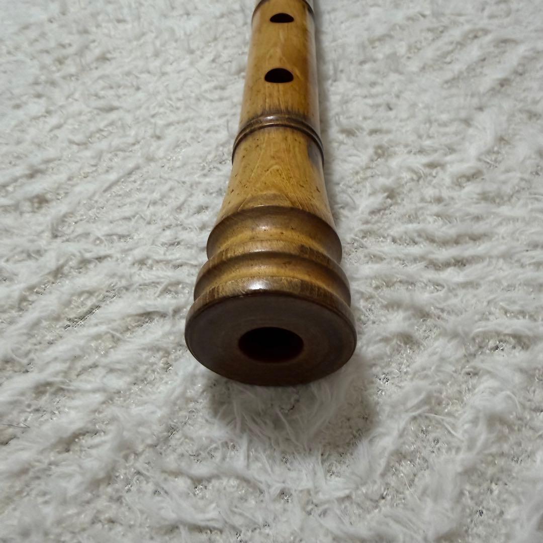 【美品】都山流 虚竹 一尺八寸　尺八本体　墨刻印