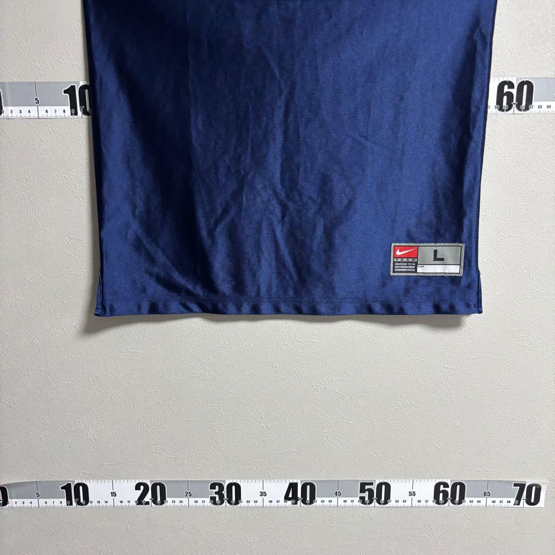 90s NIKE ナイキ タンクトップ ノースリーブ L 紺色 ネイビー