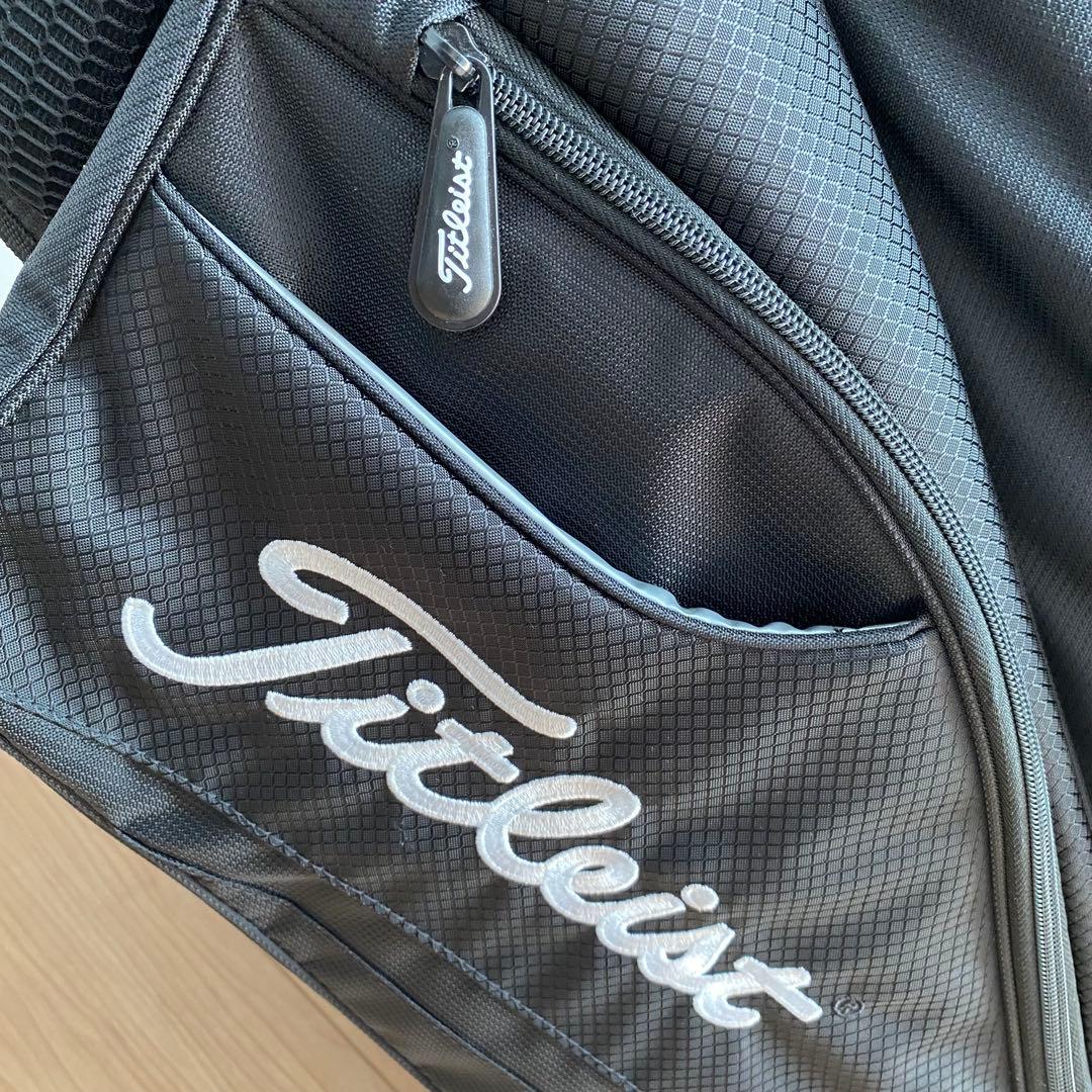 【極美品】Titleist タイトリスト ゴルフ キャディバッグ スタンド付き