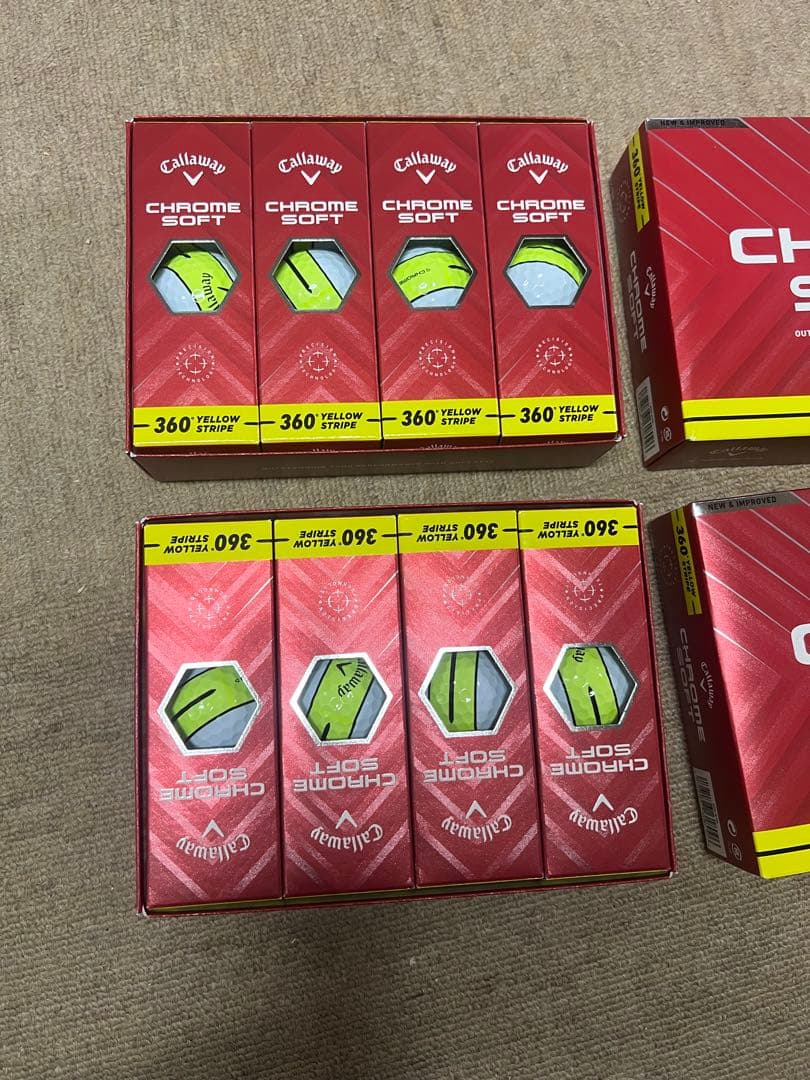 未使用品　Callaway Chrome Soft 2ダース