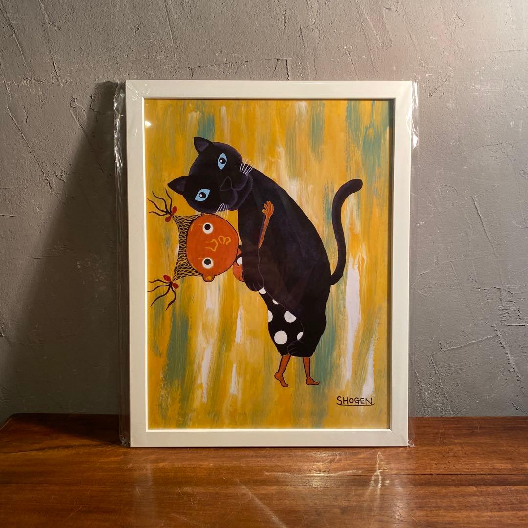 SHOGEN アート10種類まとめ売り 絵画 レプリカ 額装品 A3