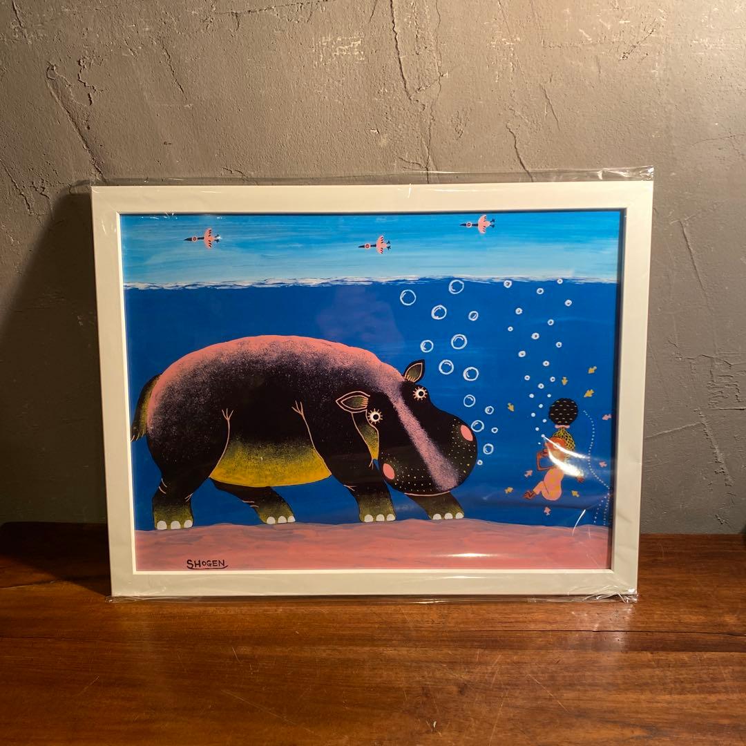 SHOGEN アート10種類まとめ売り 絵画 レプリカ 額装品 A3