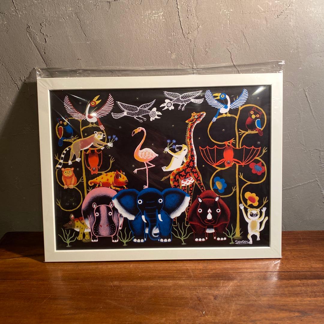 SHOGEN アート10種類まとめ売り 絵画 レプリカ 額装品 A3