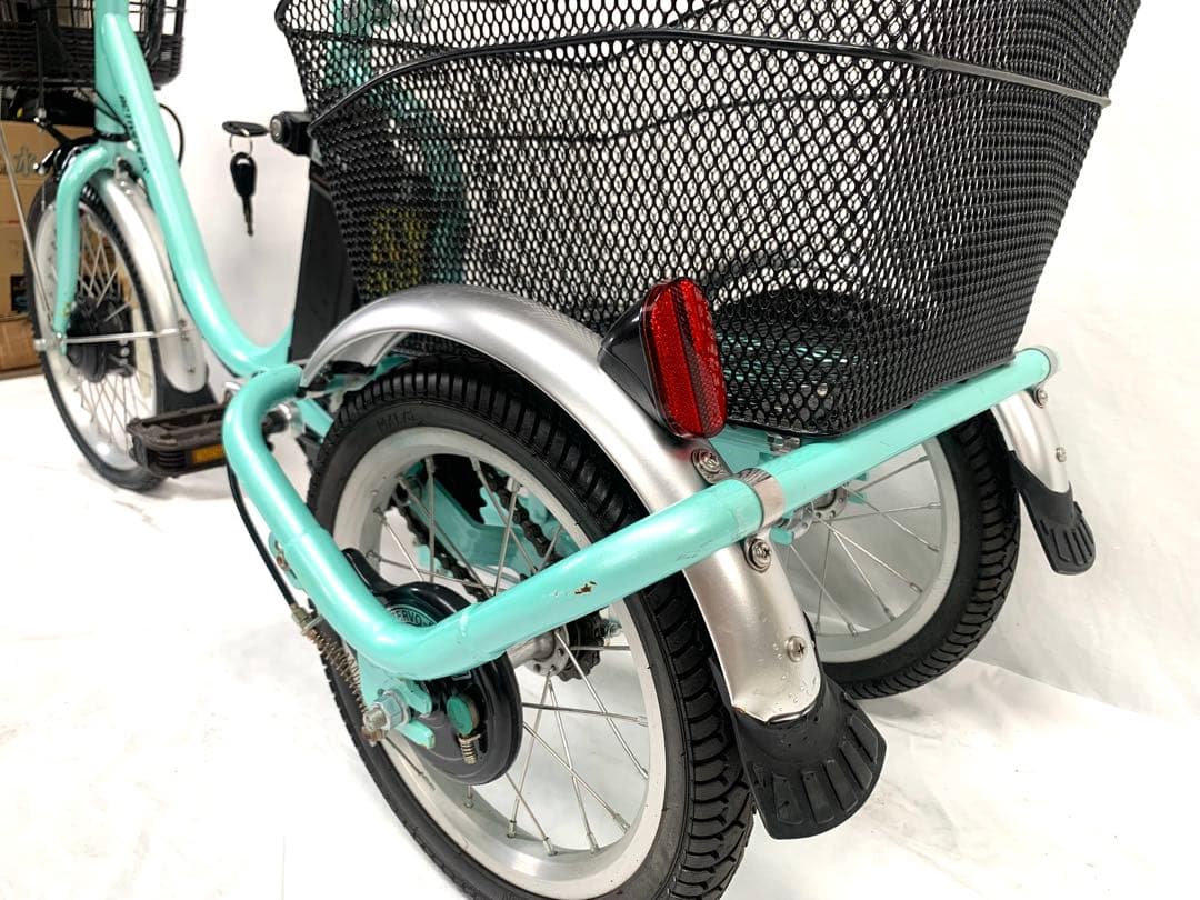 【即乘】送料無料 電動アシスト三輪自転車 5.8Ah 18-16インチ動作確認済