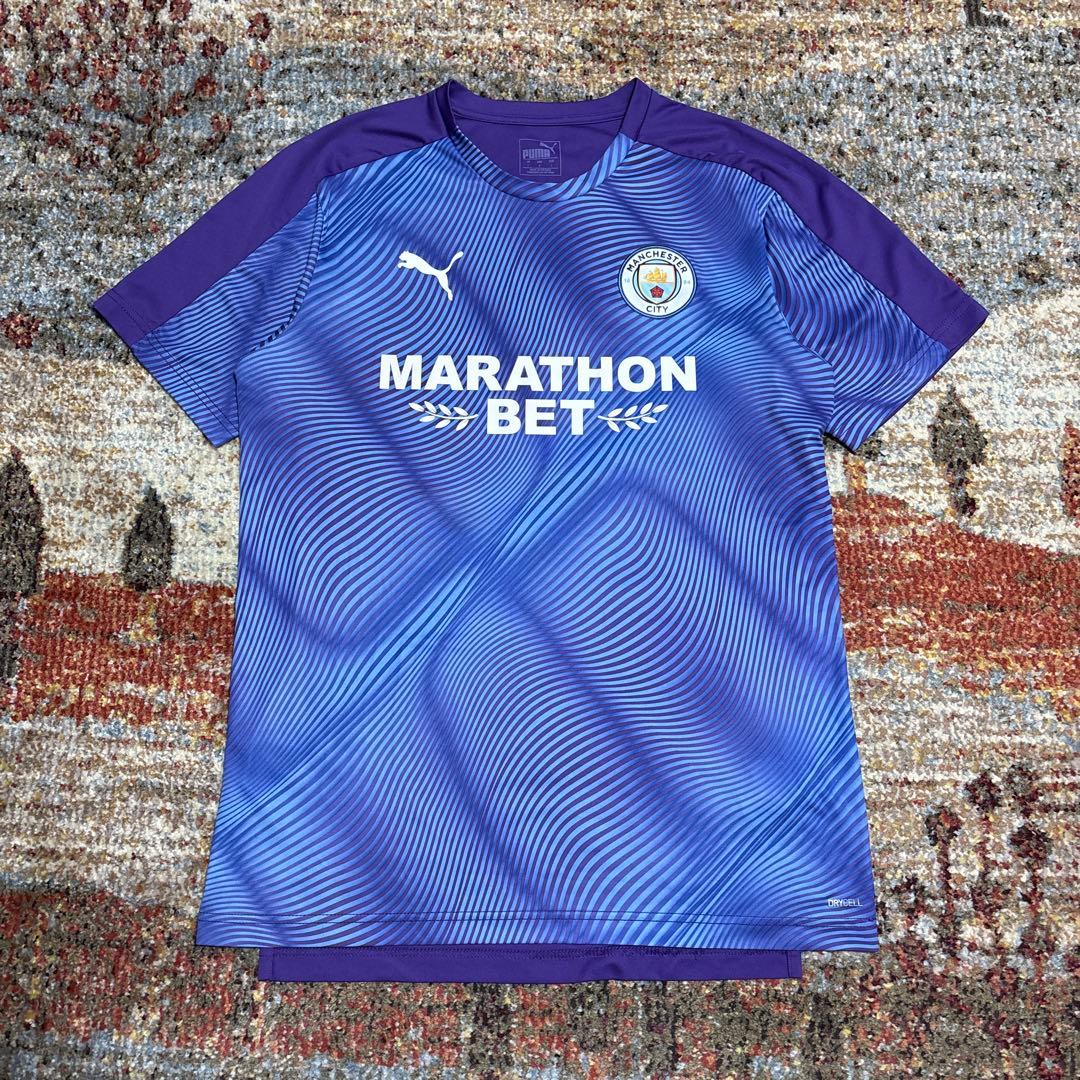 正規　19/20　マンチェスターシティ　ユニフォーム　サッカー　y2k ジャスト