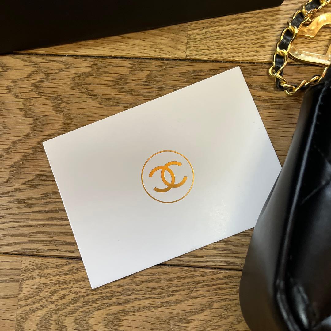 CHANEL キルティングショルダーバッグ　ハートチェーン　ノベルティー