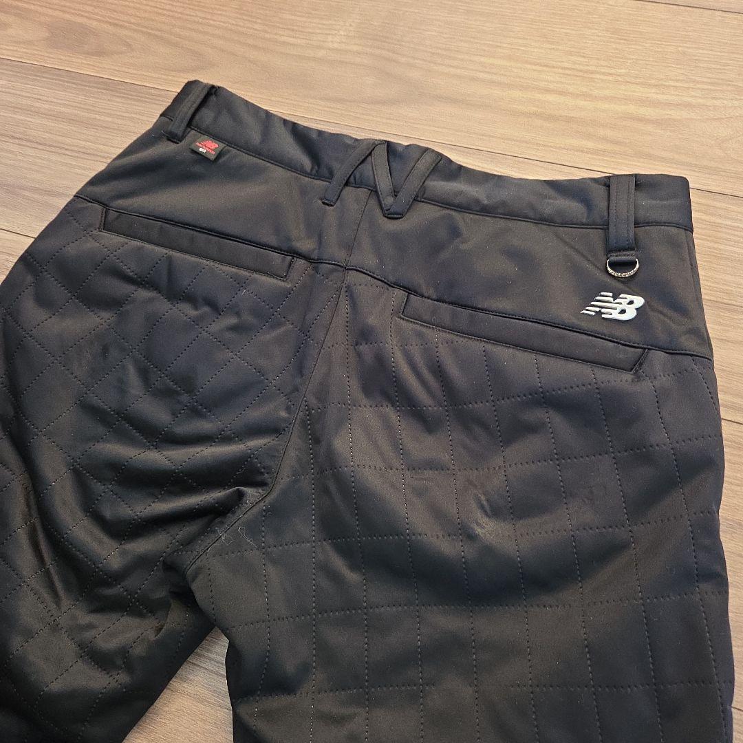 new balance golf スクエアキルト 防風ロングパンツ 4（M）