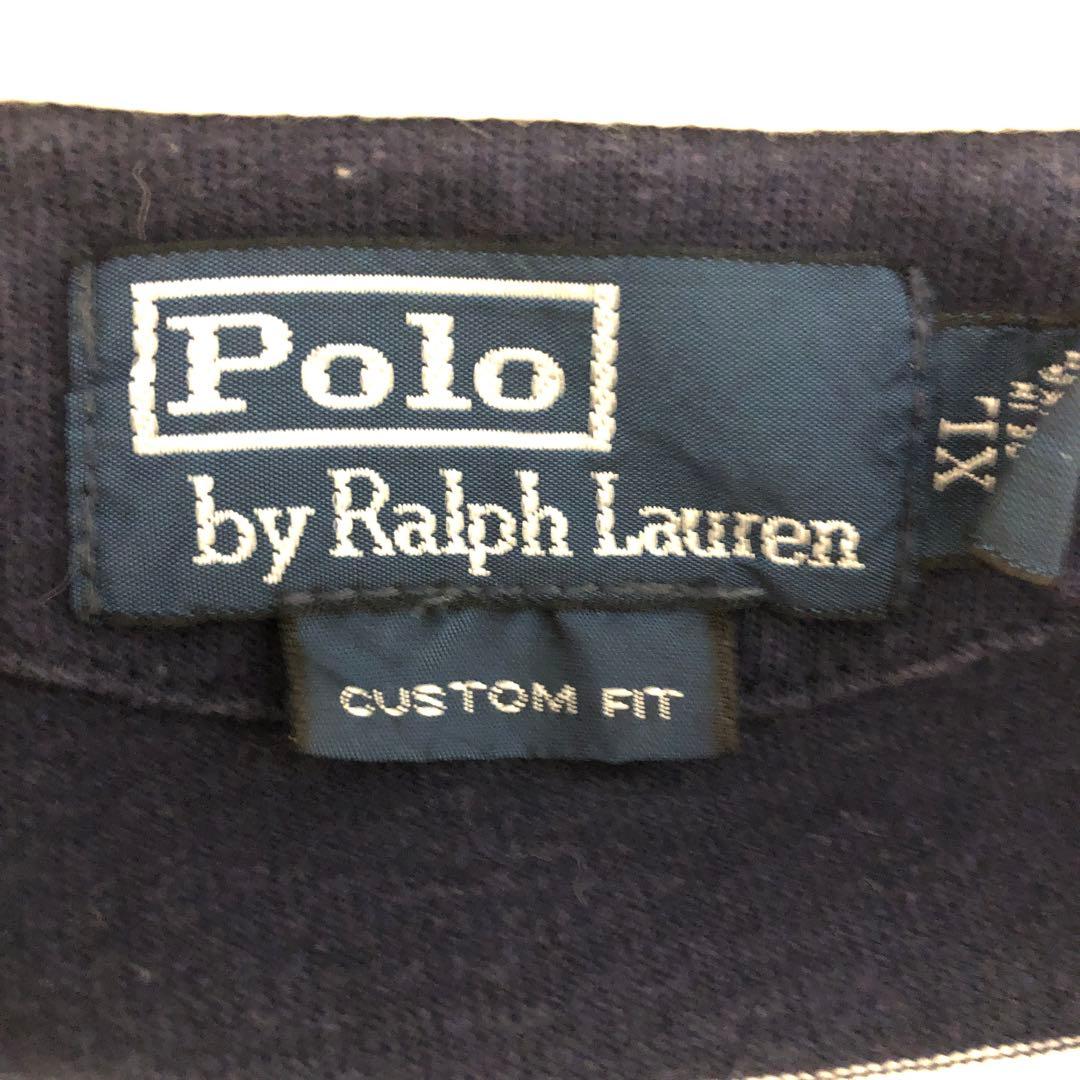 Polo by Ralph Lauren ラガーシャツ ネイビー/ホワイト