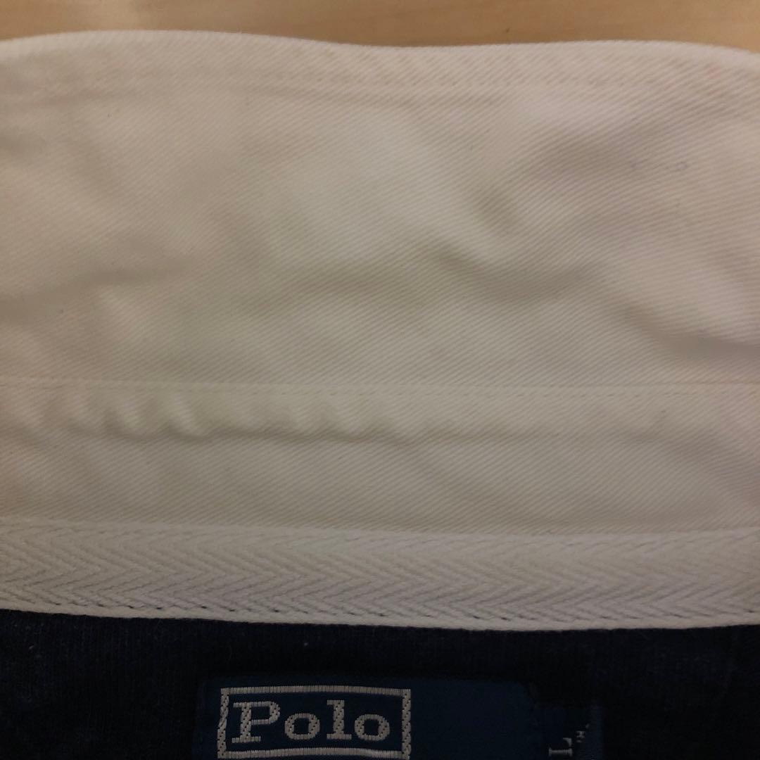 Polo by Ralph Lauren ラガーシャツ ネイビー/ホワイト
